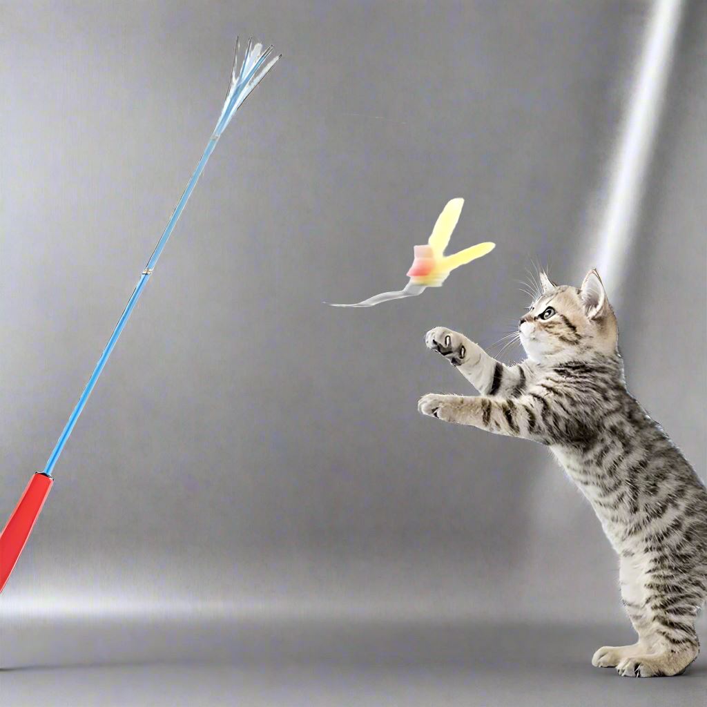 Jouet pour Chat - KittyCatch™ - BleuCiel - La Citée Chat