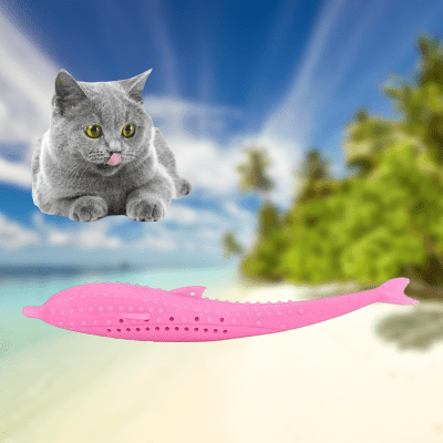 Jouet Interactif Chat - CatnipToys™ - Rose - La Citée Chat